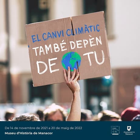 Visites guiades a l'exposició "El canvi climàtic també depèn de tu"