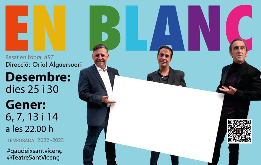 En blanc