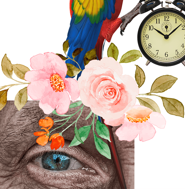 Collage y estampación artesanal
