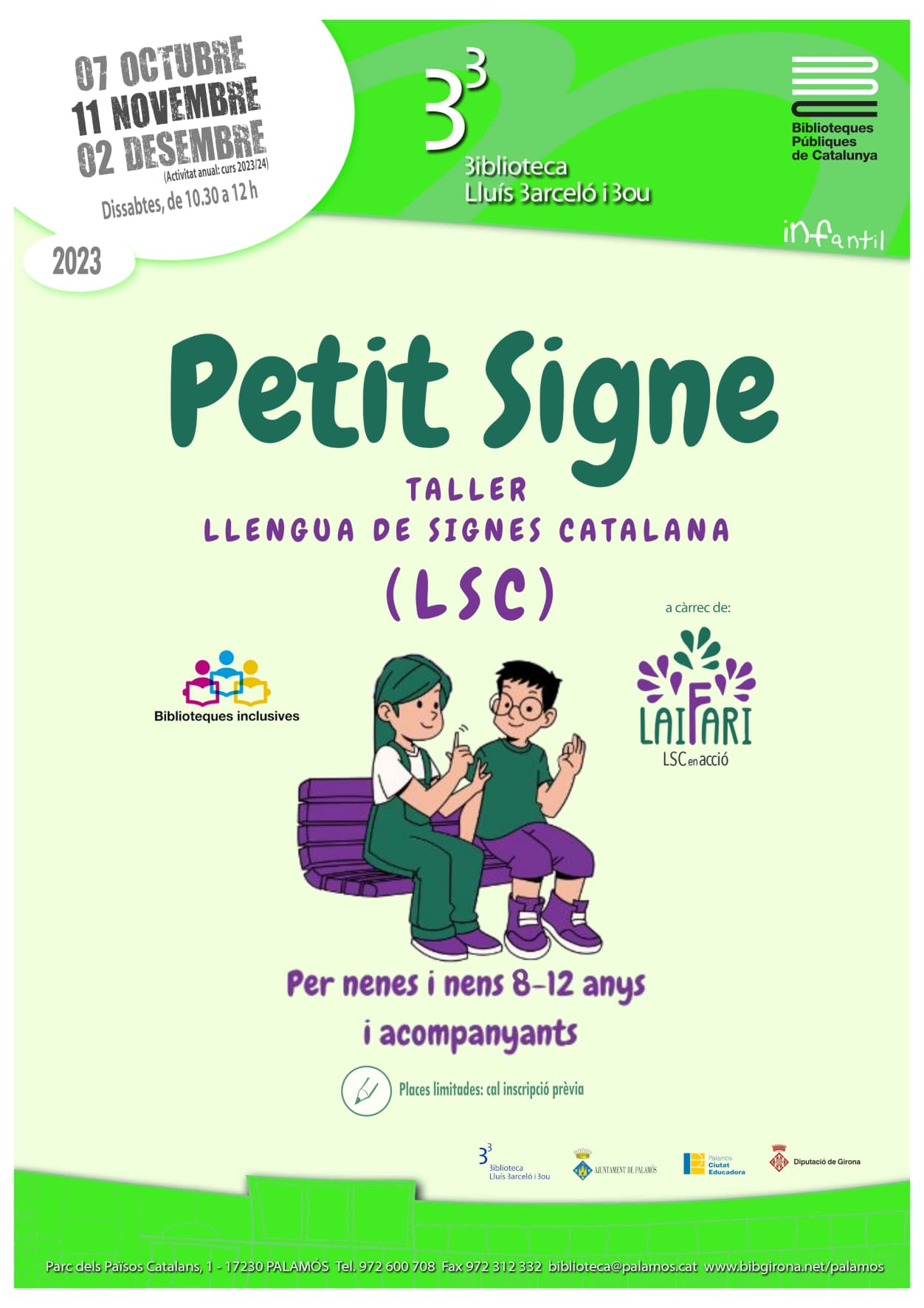 Taller de llengua de signes: Petit signe