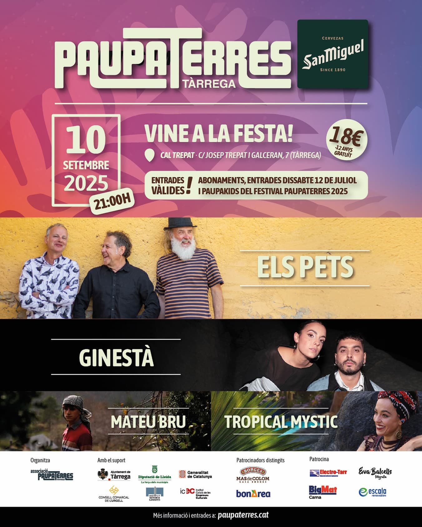 VINE A LA FESTA! Paupaterres 2025