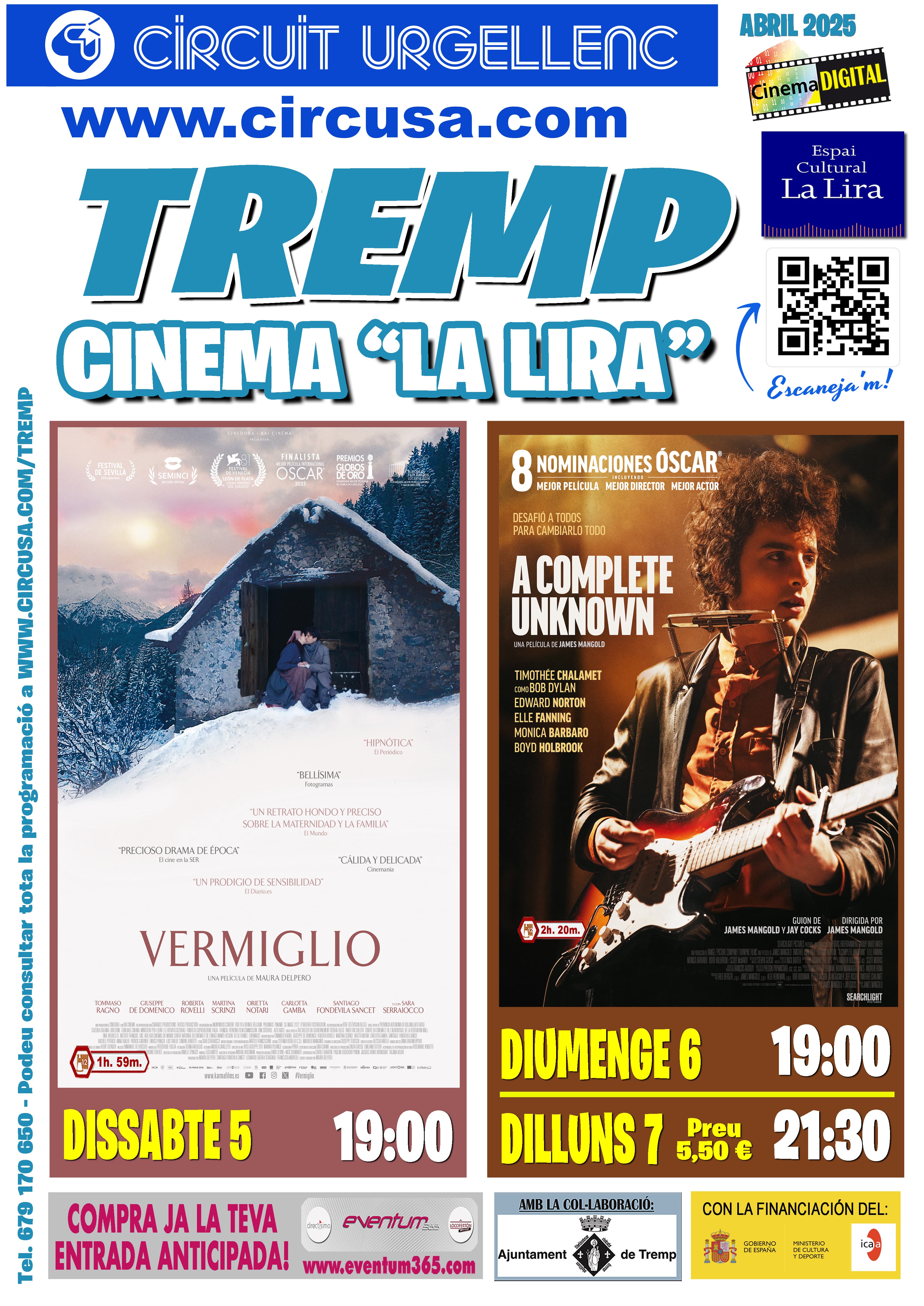 Cinema per aquest cap de setmana. A COMPLETE UNKNOWN