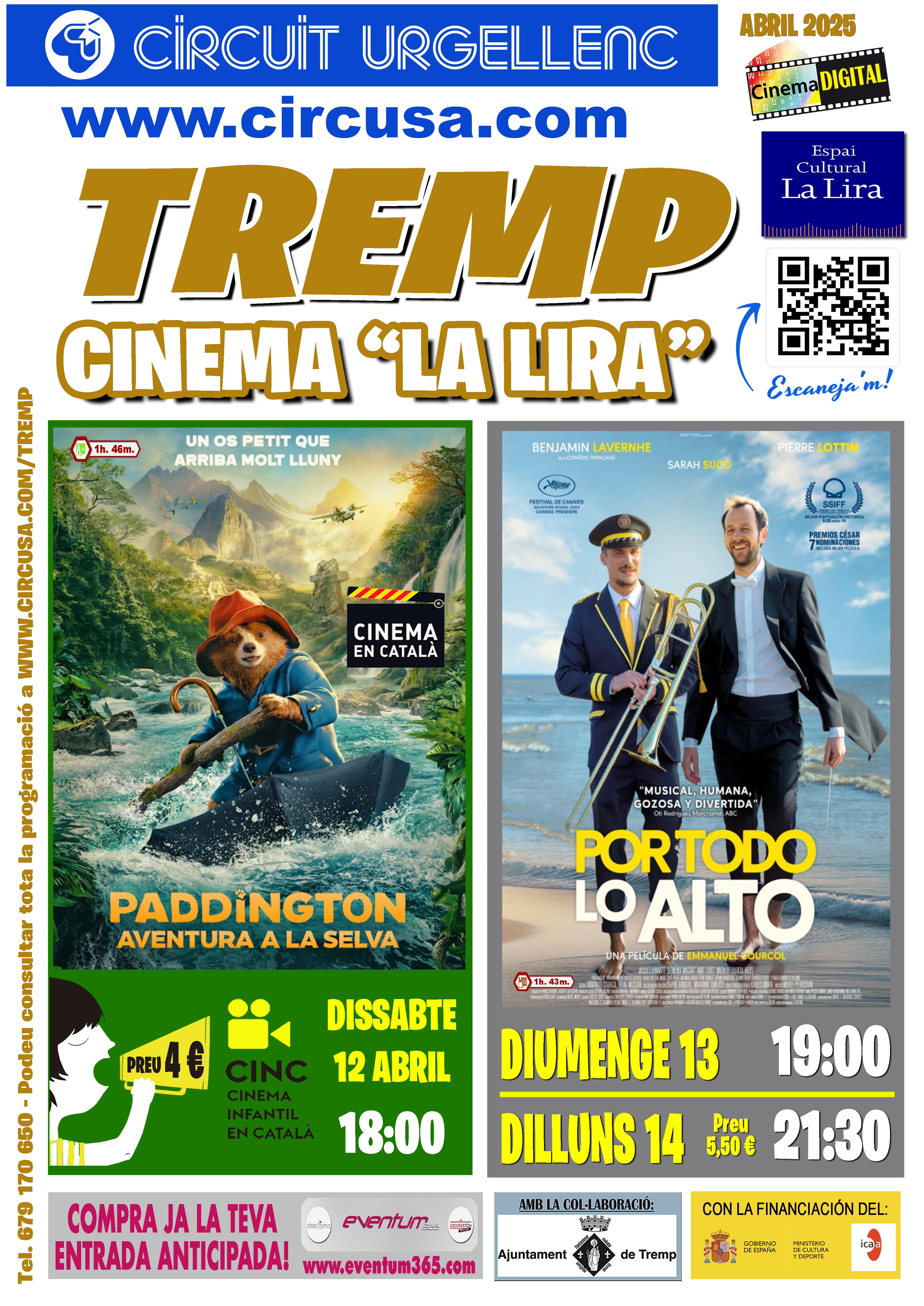 Cinema en català per aquest cap de setmana. PADDINGTON. AVENTURA A LA SELVA
