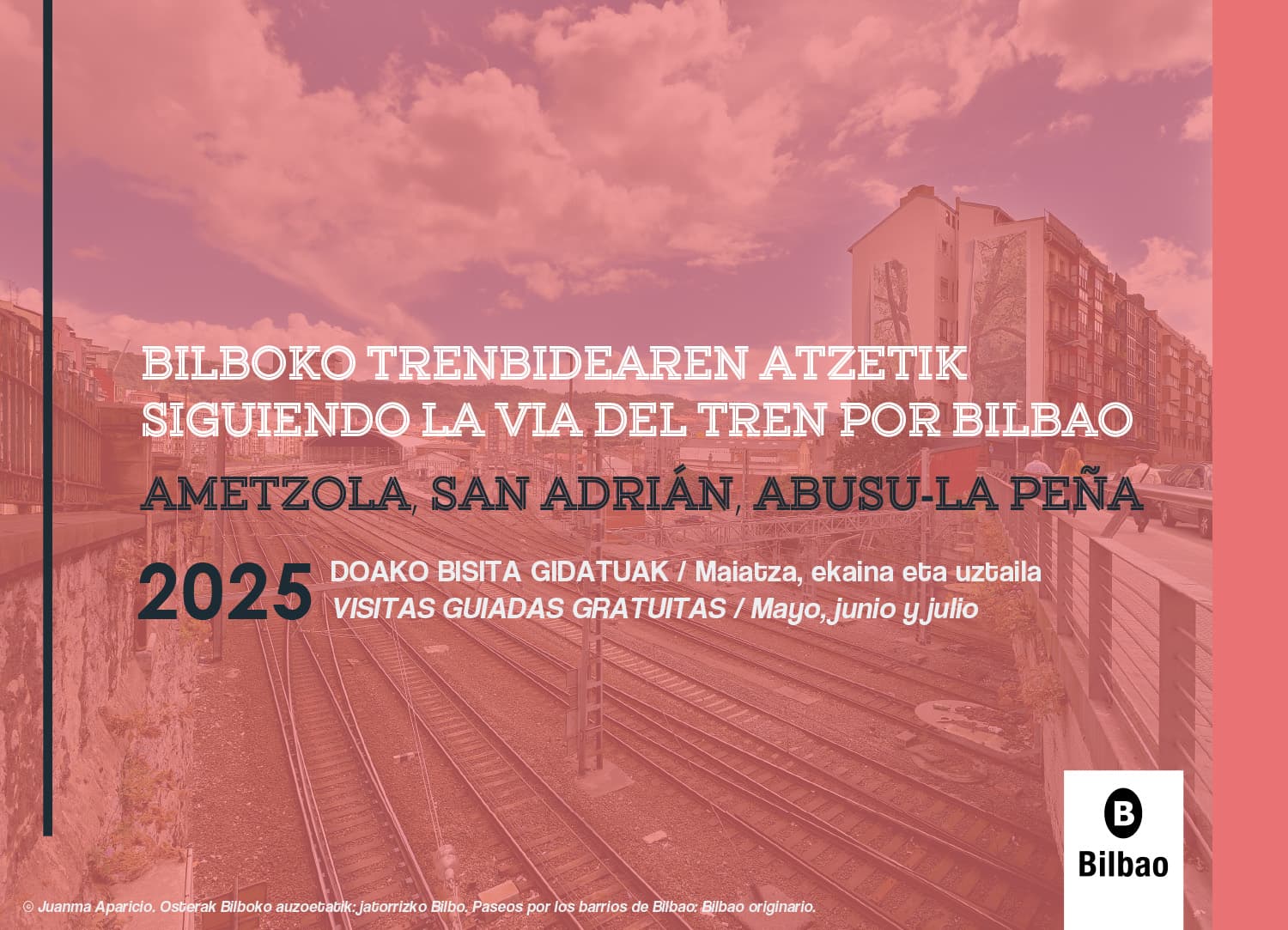 San Adrián - Siguiendo la vía del tren por Bilbao