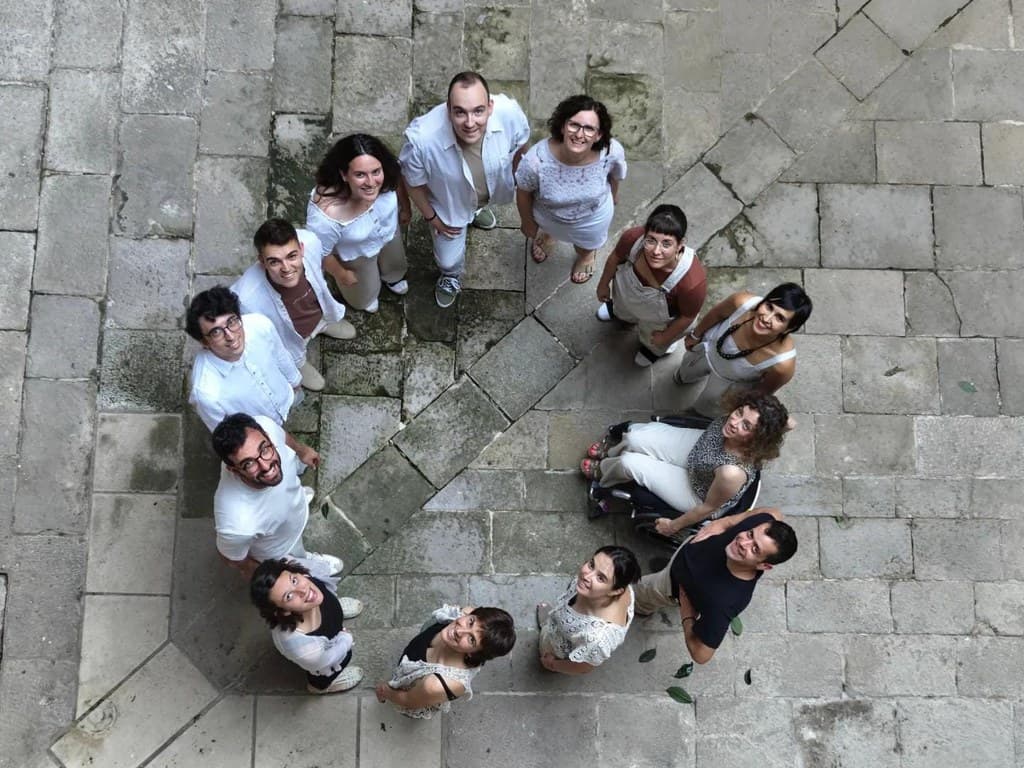 Actuació del cor de polifonia tradicional de Lleida