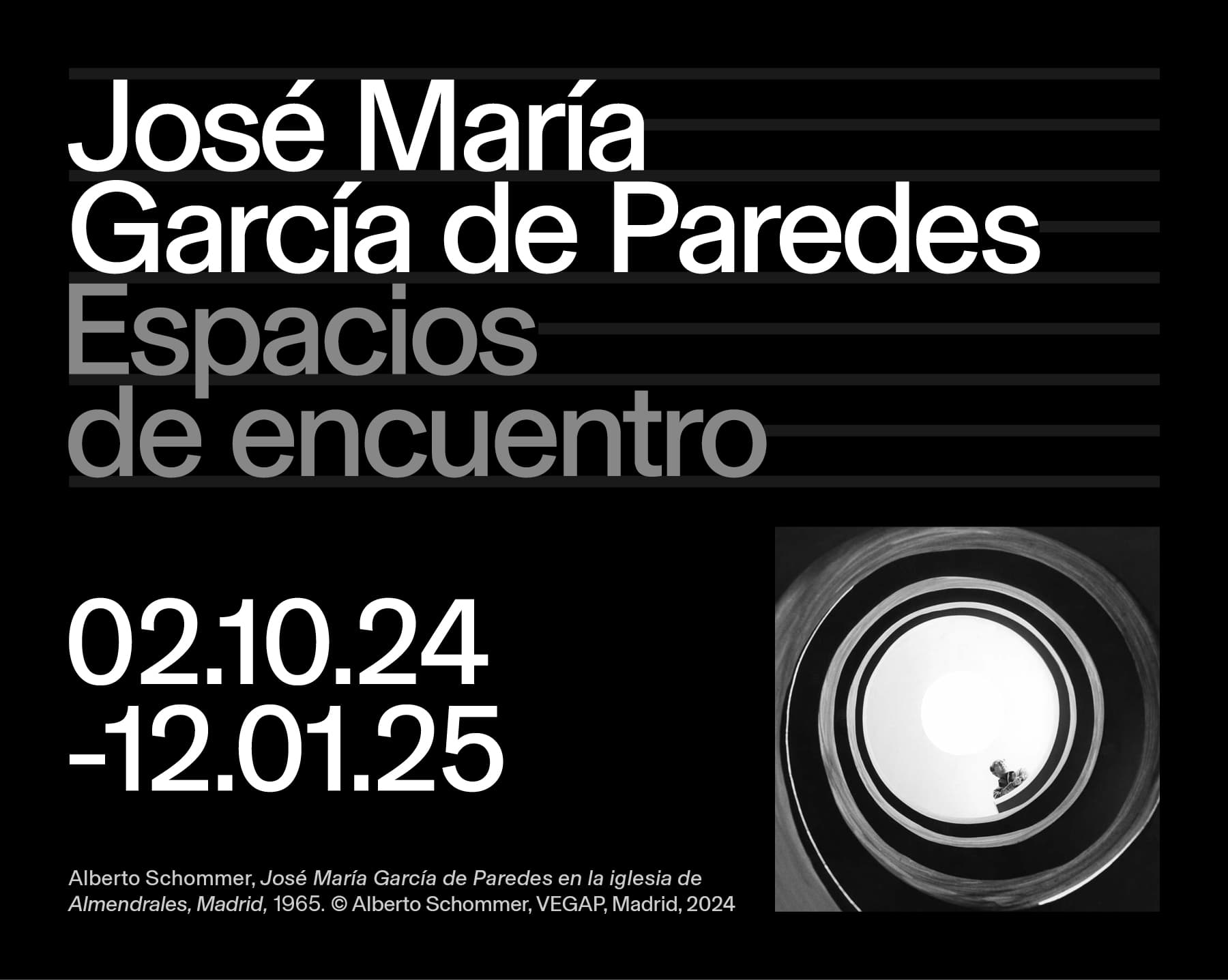 Exposición "José María García de Paredes. Espacios de encuentro" (Enero)