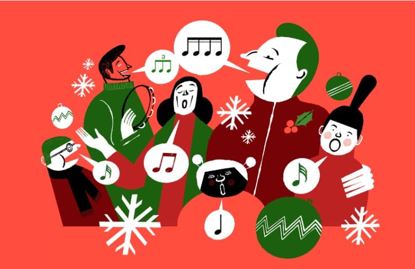 Yo canto en familia a la Navidad