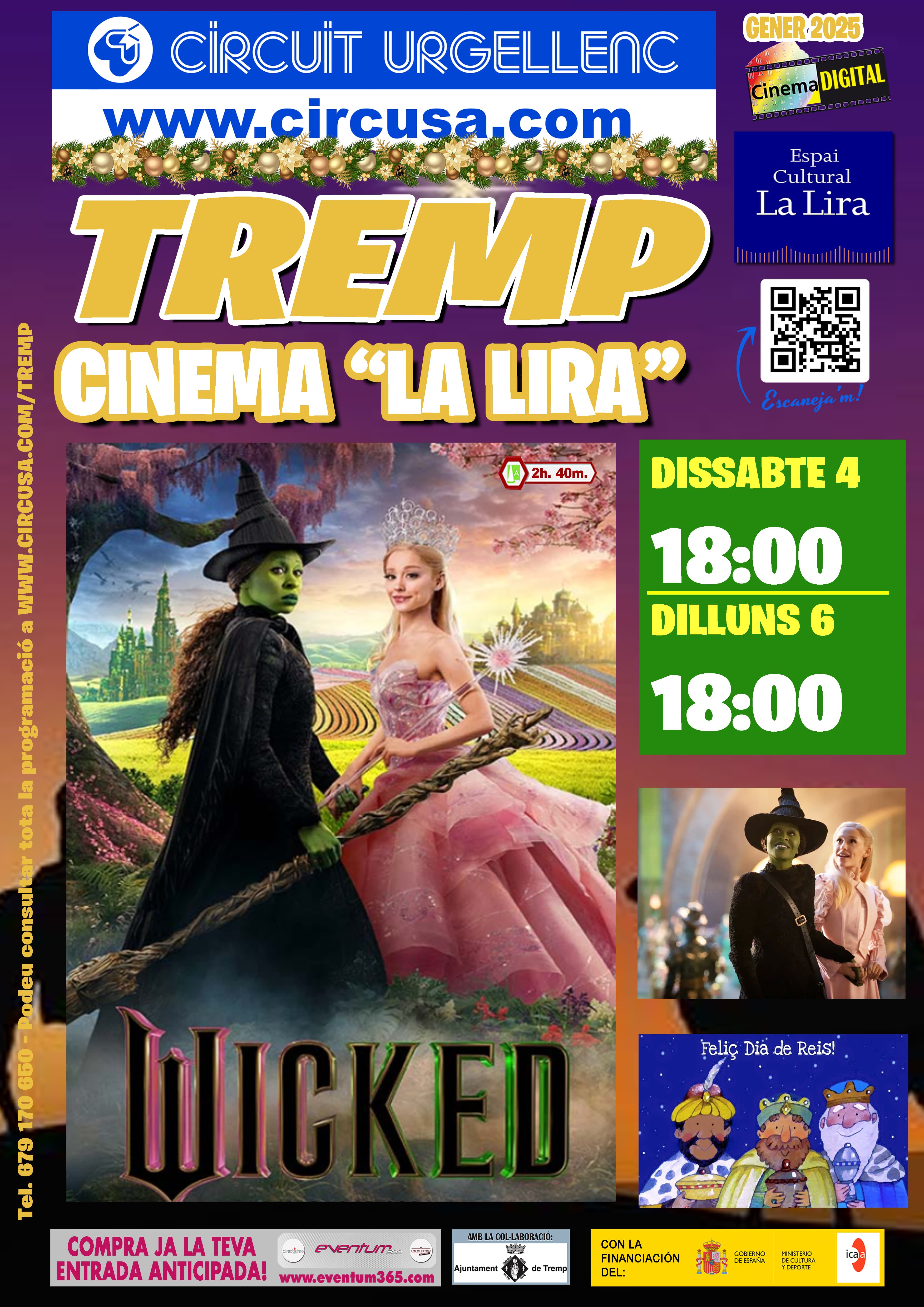 Cinema per aquest cap de setmana. WICKED