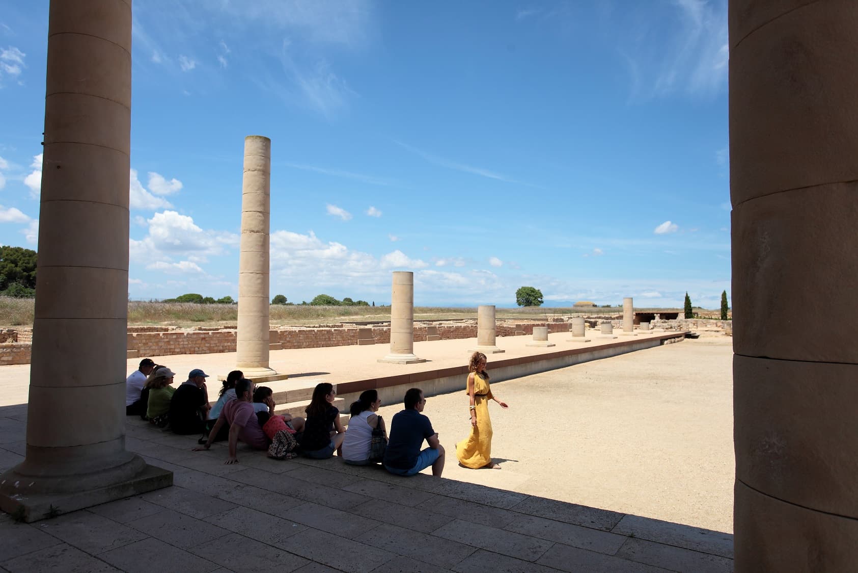 Visita dinamitzada romana a Empúries