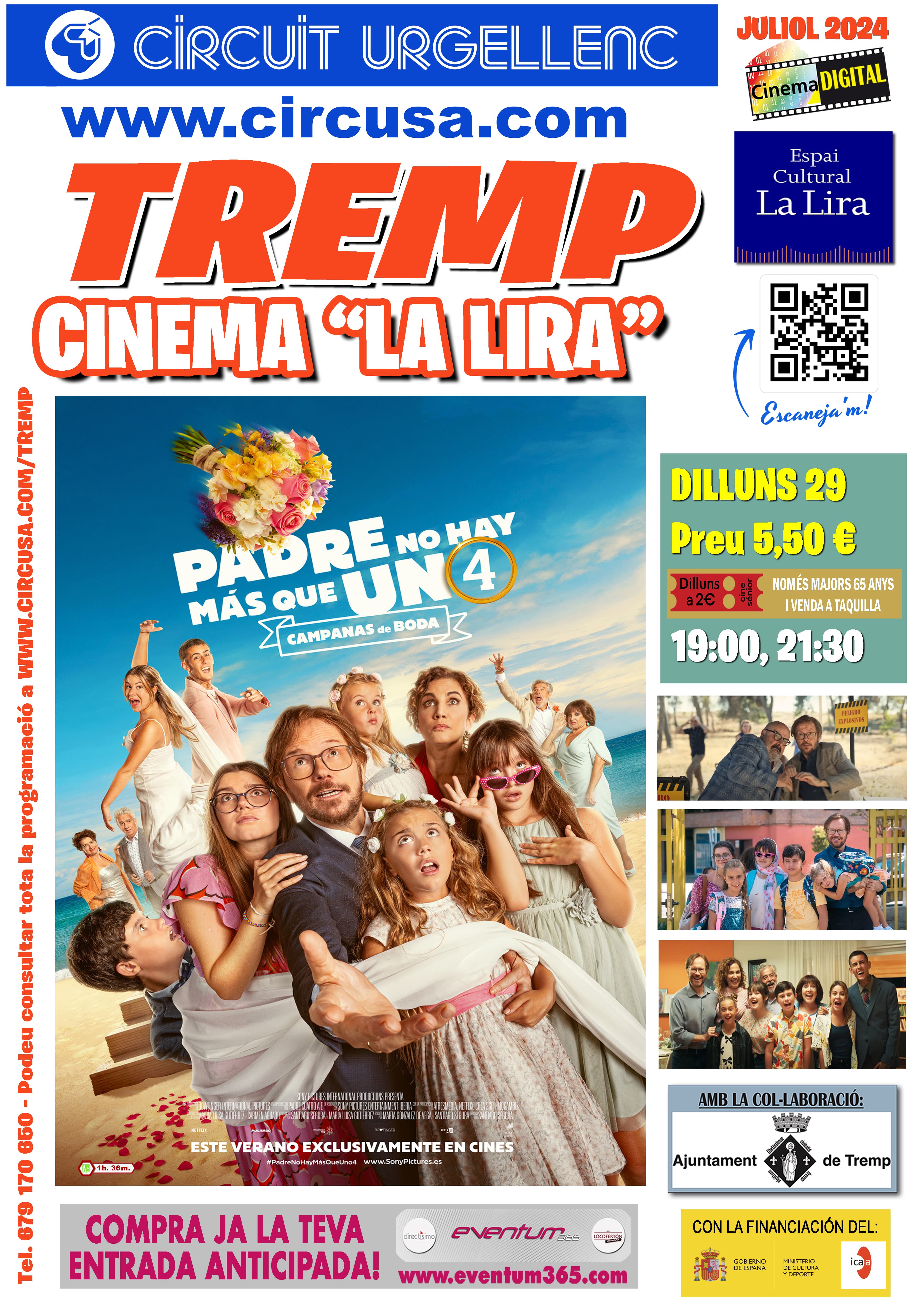 Cinema: PADRE NO HAY MÁS QUE UNO 4: CAMPANAS DE BODA