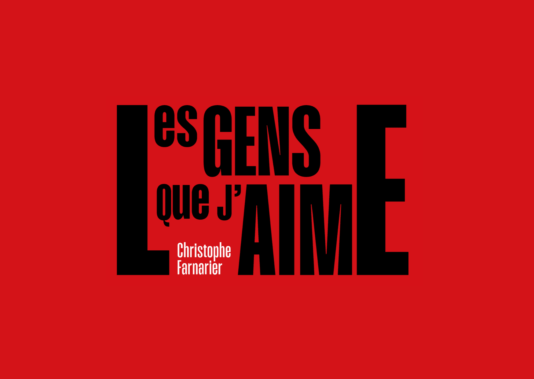Les gens que j'aime - Fotografies de Christophe Farnarier