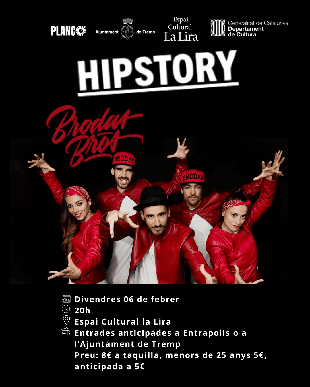 Brodas Bros presenten l'espectacle de Hip Hop Hipstory