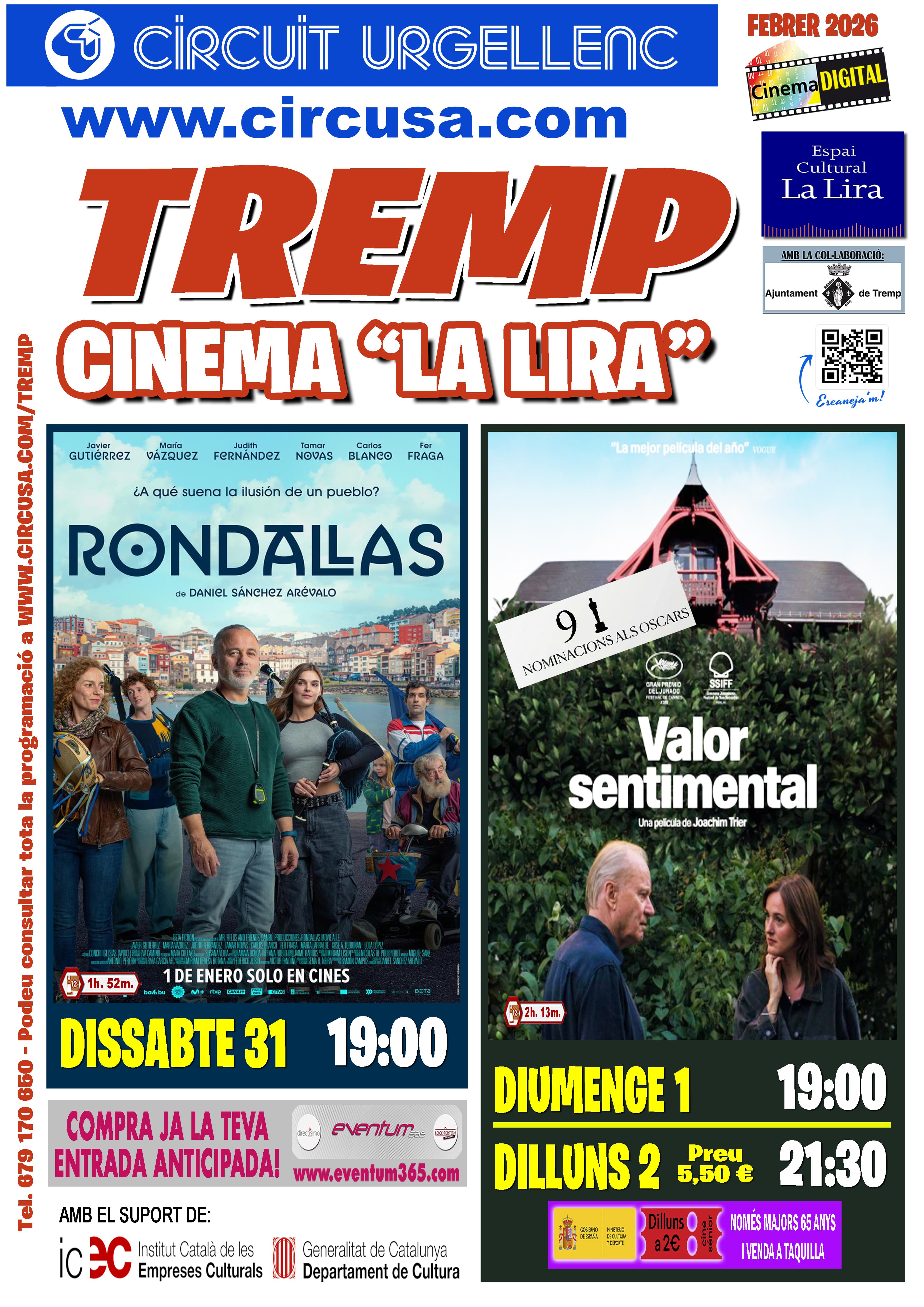 Cinema per aquest cap de setmana. RONDALLAS
