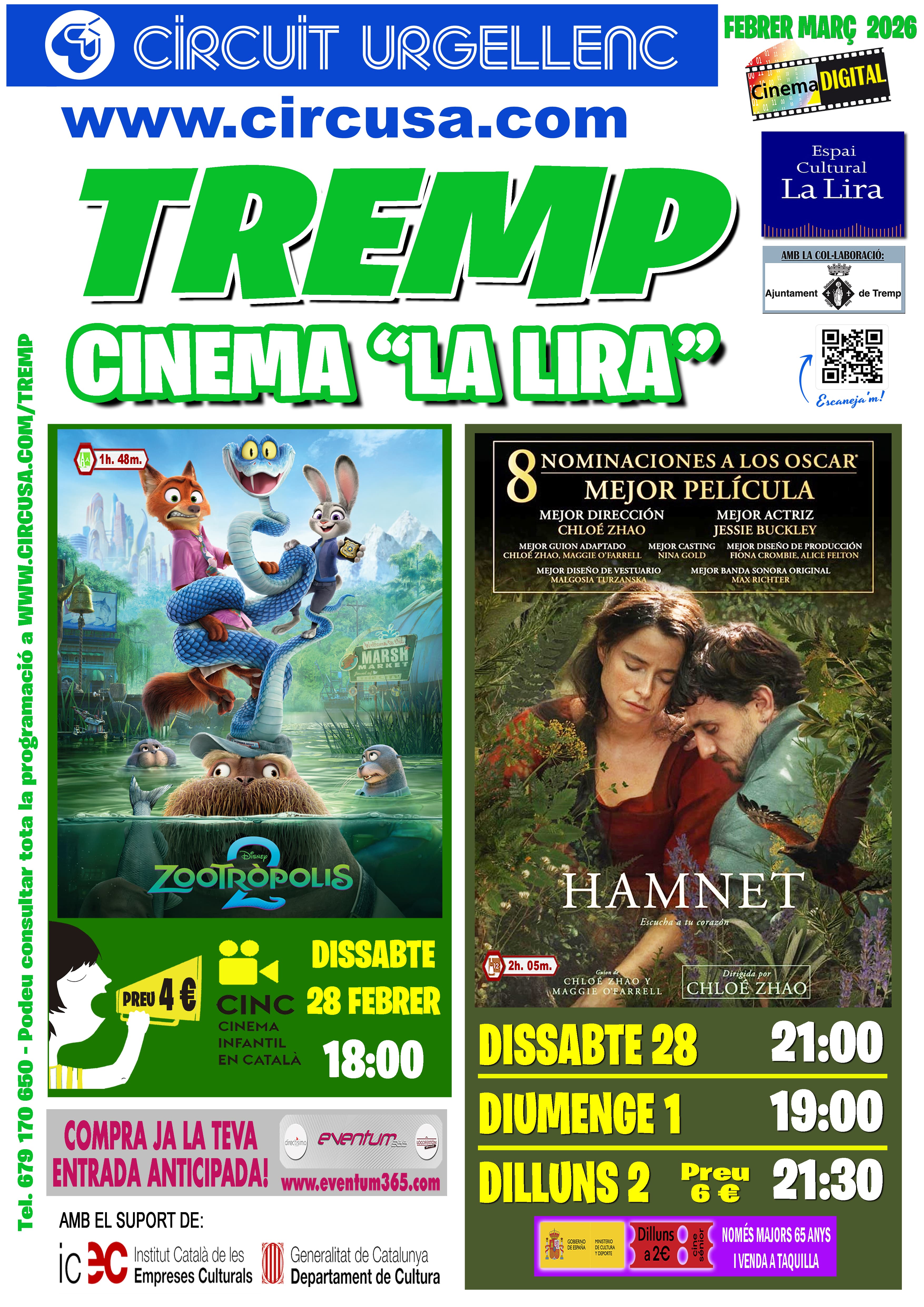 Cinema per aquest cap de setmana. HAMNET