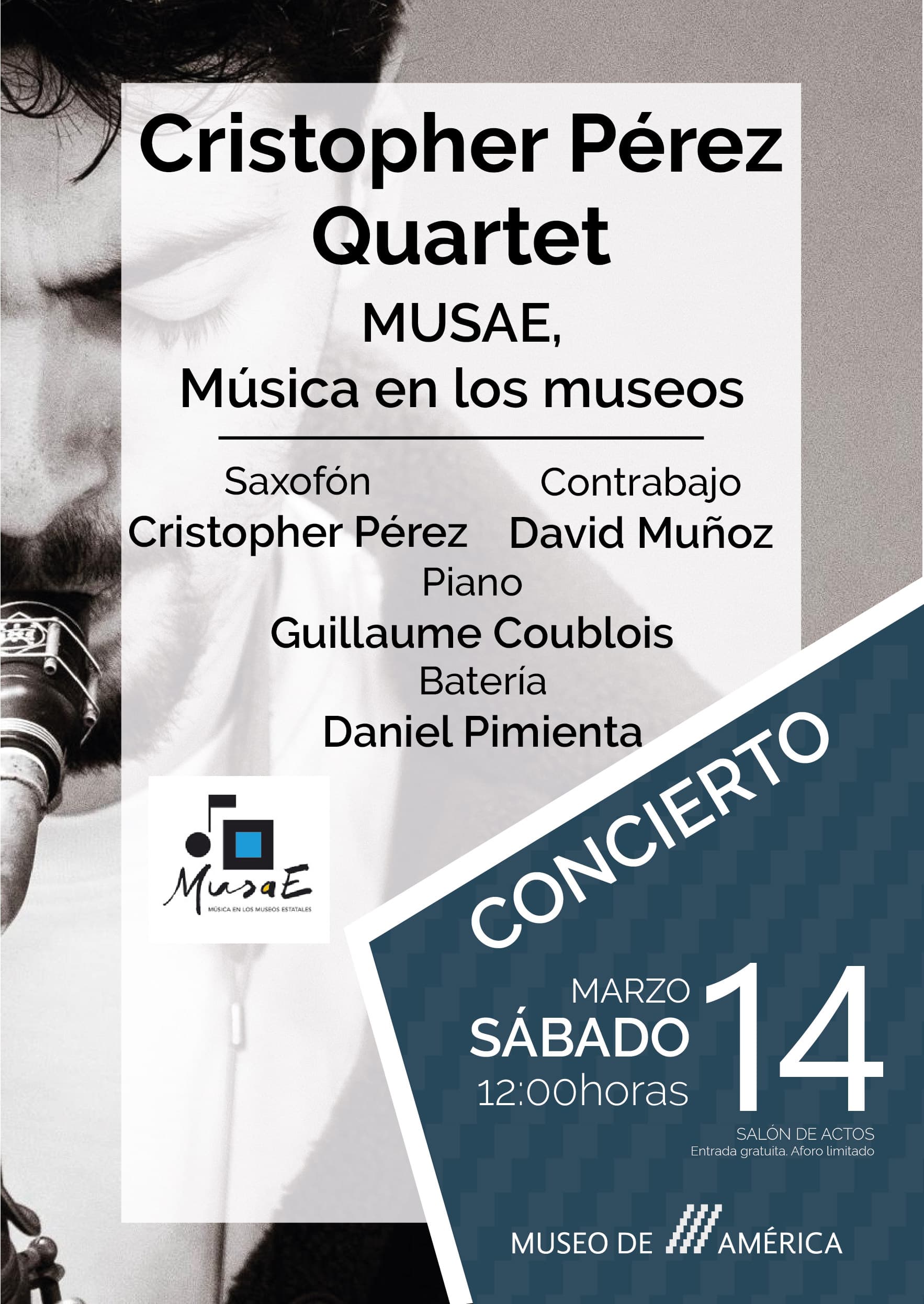 Concierto de Cristopher Pérez Quartet