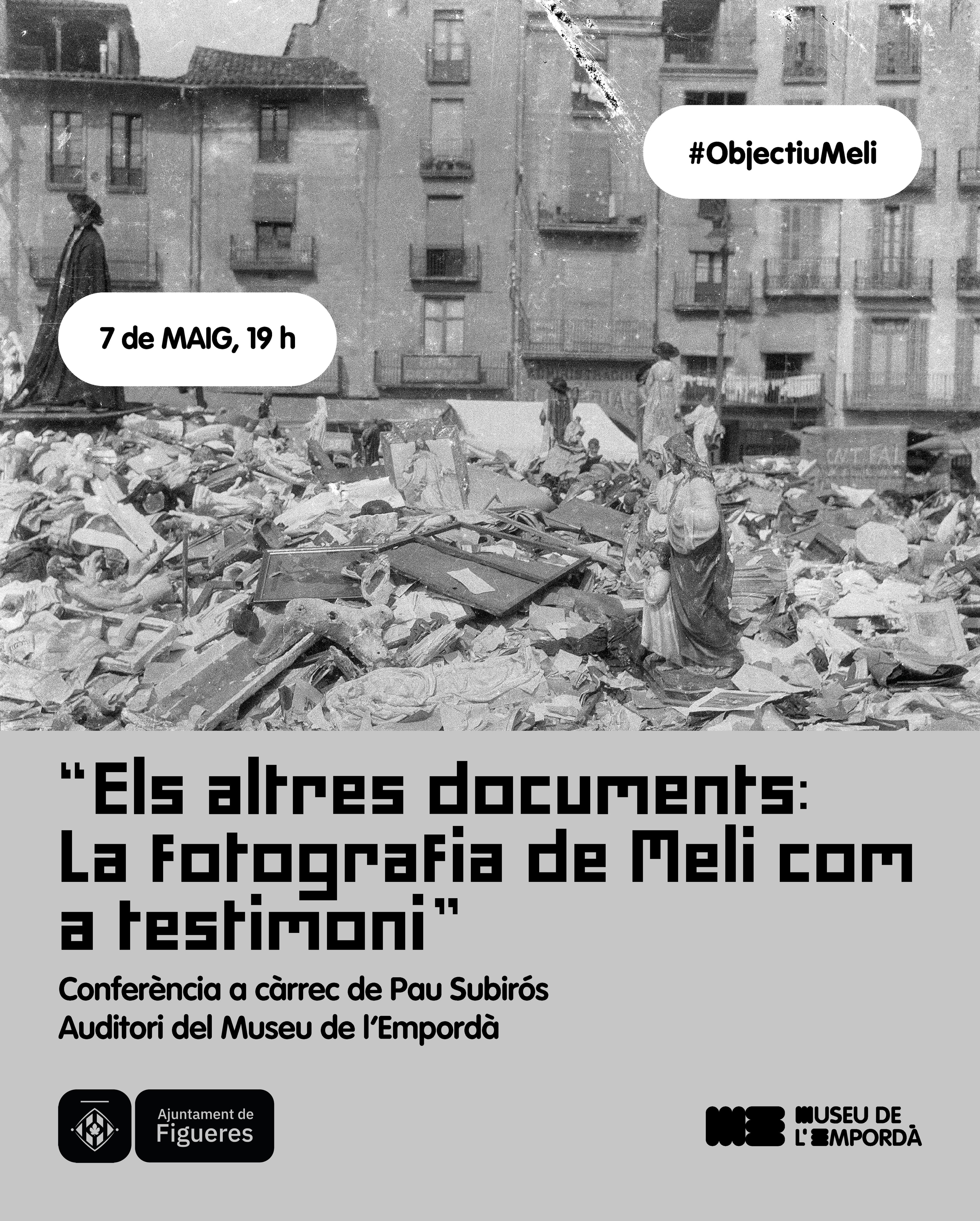 Conferència. Els altres documents: la fotografia de Meli com a testimoni
