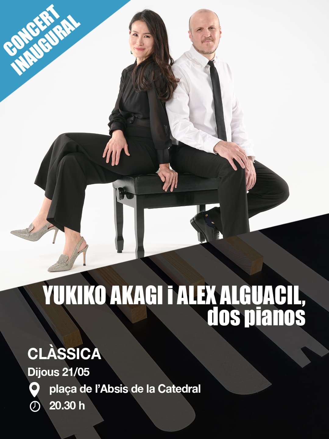 Yukiko Akagi i Alex Alguacil, dos pianos