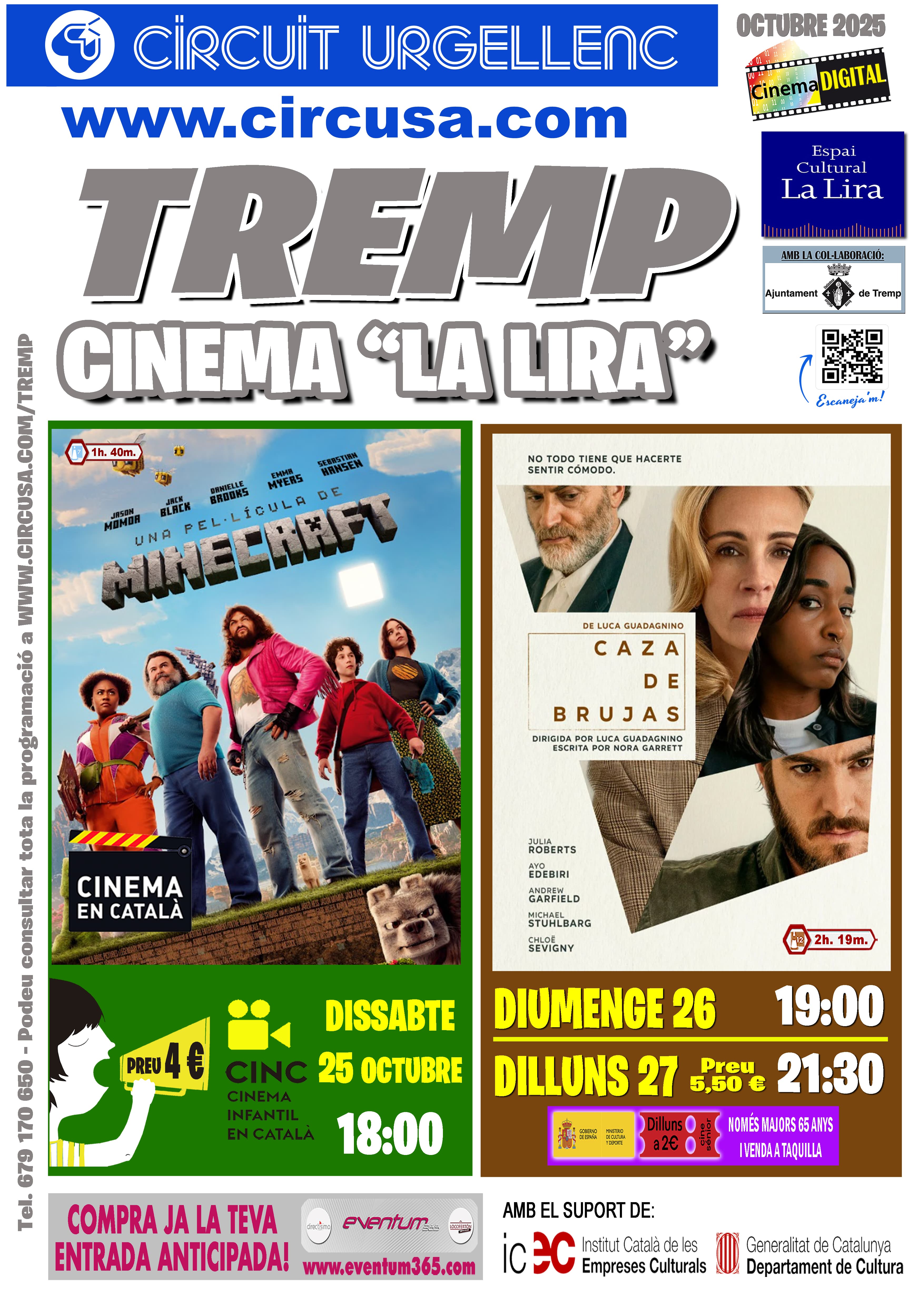 Cinema per aquest cap de setmana. MINECRAFT
