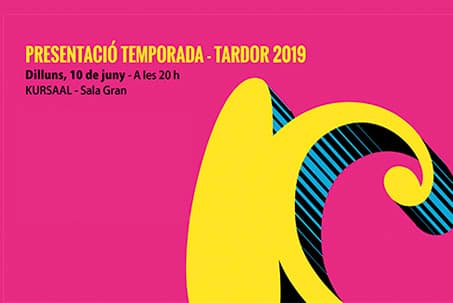 Acte de presentació: TEMPORADA SETEMBRE - DESEMBRE 2019