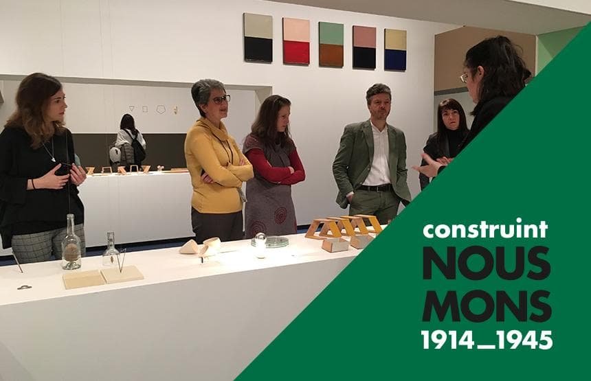 Visita comentada per a grups a l'exposició: Construint nous mons