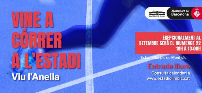 VINE A CÓRRER A L'ESTADI