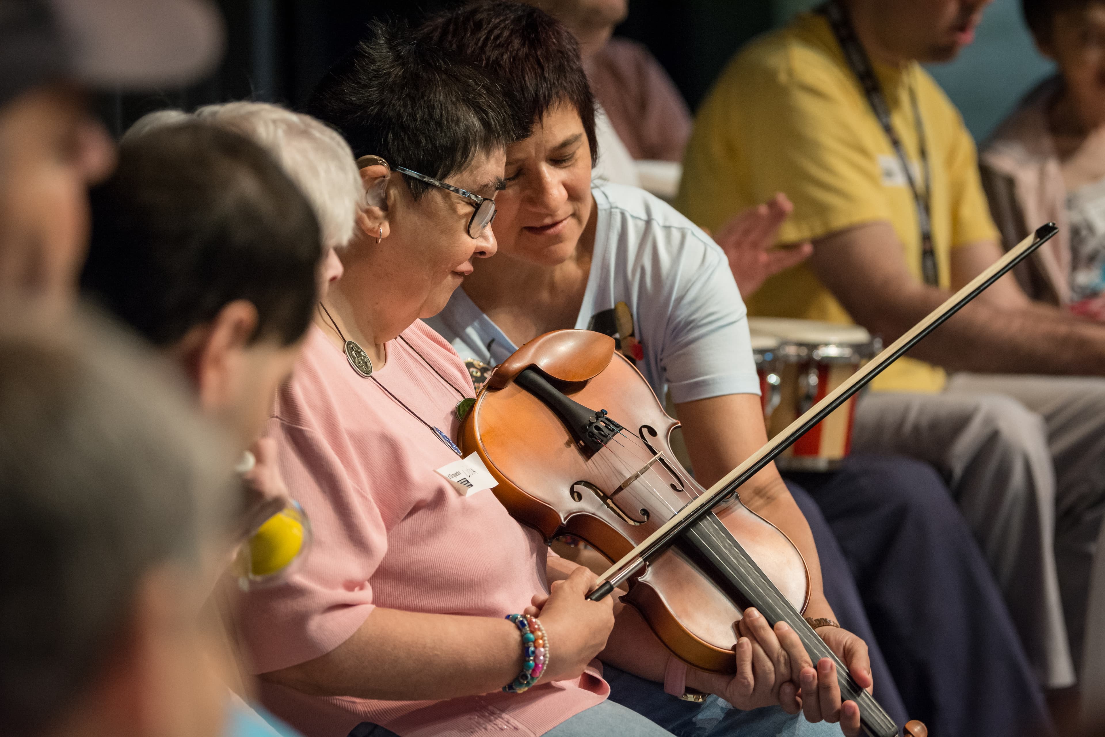 Un matí d’orquestra amb l’OCGr adreçat a persones amb Discapacitat intel.lectual